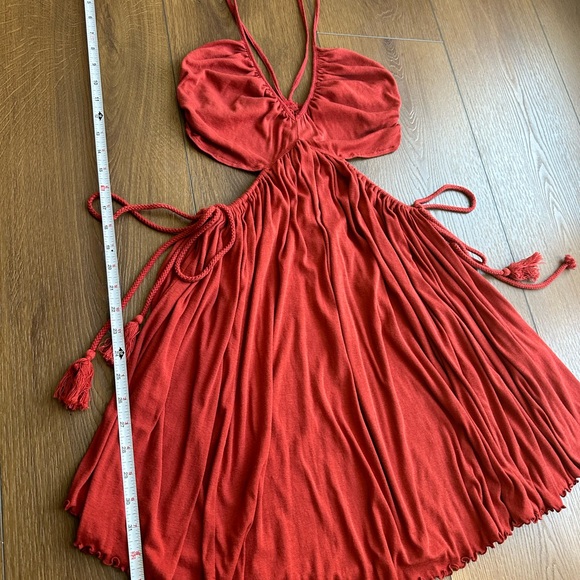 Free People Burnt Red Dress - Picture 8 of 13